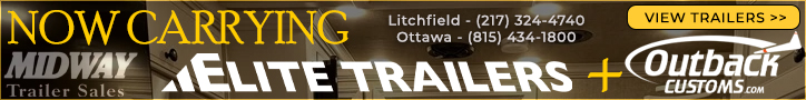 Elite Trailers with Outback Customs at Midway Trailers in IL
